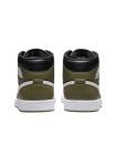 Men's Nike Air Jordan 1 Mid Black/Olive