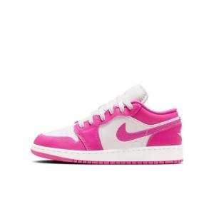 Nike Air Jordan 1 Low GS Pink White Sneakers