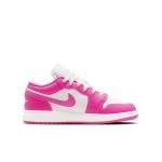 Nike Air Jordan 1 Low GS Pink White Sneakers