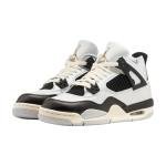 Nike Air Jordan 4 Retro Platinum Gold Sneakers