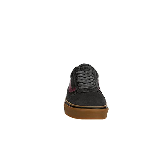 Vans Unisex Ward Suede - Low Platform Lace-up Sneaker - Asphalt Gum Women 13.5 Men 12 Black