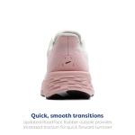 Brooks Launch 11 Women's Sneakers, White/Gold/Pink
