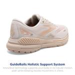 Brooks Adrenaline GTS 23 Sneakers, Crystal Grey/White