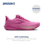 Brooks Ghost 17 Women’s Running Sneakers, Pink/Gold