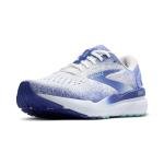 Brooks Ghost 16 Women’s Running Shoes - White/Blue