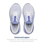 Brooks Ghost 16 Women’s Running Shoes - White/Blue