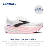 Brooks Women's Glycerin Max Sneakers, White/Black/Pink