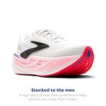 Brooks Women's Glycerin Max Sneakers, White/Black/Pink
