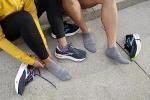 Brooks Run-In No Show Socks 3-Pack - White