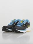 BROOKS Men's Forged Iron Blue Yellow Sneakers 10.5
