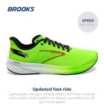 Brooks Hyperion Running Shoes Green Gecko/Red Orange