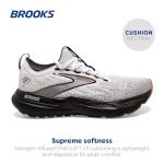 Brooks Men's Glycerin 21 Sneakers - White Grey Black