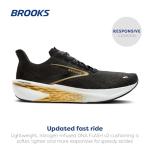 Brooks Hyperion 2 Sneakers, Black/Gold/Pink, Size 11.5
