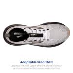 Brooks Men's Glycerin 21 Sneakers - White Grey Black