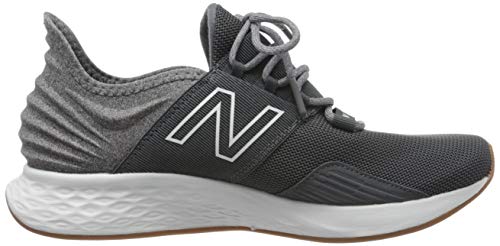 New Balance Men's Fresh Foam Roav V1 Sneaker, Lead/Light Aluminum, 10