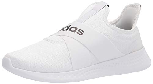 Adidas Women's Puremotion Adapt Slip On Sneakers, White/Black/Grey