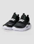 Nike Flex Runner 4 Kids Sneaker, Black/White