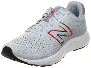 New Balance 520v8 Men's Sneakers, Gray/Red, Size 45.5