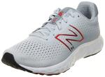 New Balance 520v8 Men's Sneakers, Gray/Red, Size 45.5