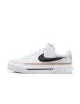 Nike Women's Court Legacy Sneakers - White/Black/Orange