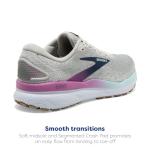 Brooks Women’s Ghost 16 Running Shoe - White/Grey