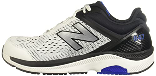 New Balance Men's 847 V4 Walking Shoe, Arctic Fox/Black, 9 Wide