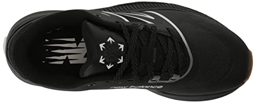 New Balance Men's FreezeLX V4 Box Lacrosse Shoe, Black/Gum/White, 9 Wide
