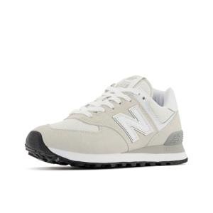 New Balance Women's 574 Core Sneaker, Nimbus Cloud/White, 6 Wide