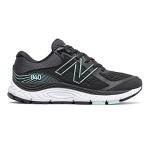 New Balance Women's W840V5 Running Shoe, Black/Storm Blue, 8.5