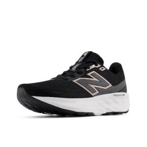 New Balance Women's Fresh Foam 520 V9 Running Shoe, Black/Castlerock/Metallic Rose, 6 Wide