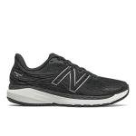 New Balance Women's Fresh Foam X 860 V12 Running Shoe, Black/White, 8 M