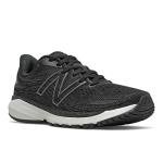 New Balance Women's Fresh Foam X 860 V12 Running Shoe, Black/White, 8 M