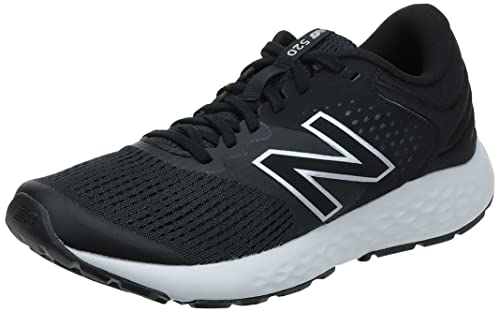 New Balance Men's 520 V7 Running Shoe, Black/White, 11 X-Wide