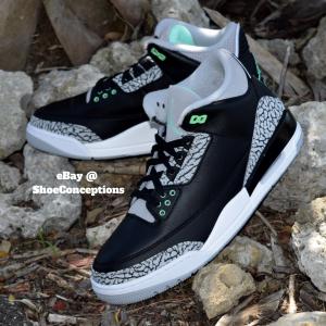 Nike Air Jordan 3 Retro Black Wolf Gray