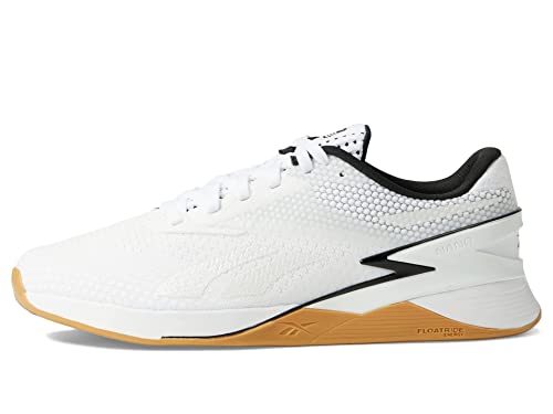 Reebok Unisex Nano X3 Sneaker, FTWR White/Core Black/RBKG01, 8 US Men