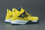Nike Air Jordan 4 Retro Platinum Gold Sneakers