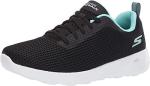 Skechers Women's Go Walk Joy Sneakers, Black/Aqua
