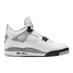 Nike Air Jordan 4 Retro Basketball Shoes - Summit White