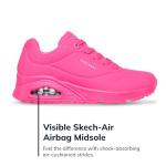 Skechers Women's Uno Night Shades Sneakers - Hot Pink