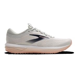 Brooks Revel 7 Women's Sneakers in Oyster/White/Tropical Peach