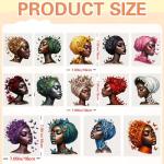 African Woman Vinyl DTF Heat Transfers for Shirts