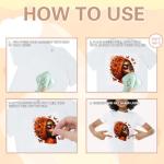 African Woman Vinyl DTF Heat Transfers for Shirts