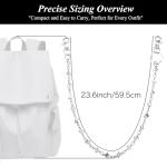 Mabor Silver Metal Dice Pants Chain Accessory