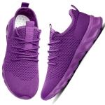 Unisex Lightweight Slip-On Sports Sneakers - Purple