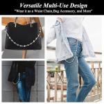 Mabor Silver Metal Dice Pants Chain Accessory