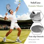 SoleEase Men's Lightweight Non-Slip Tennis Sneakers