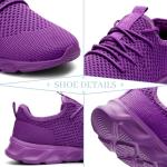 Unisex Lightweight Slip-On Sports Sneakers - Purple