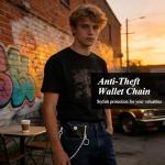 Mabor Silver Metal Dice Pants Chain Accessory