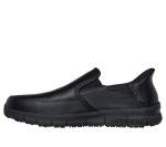 Skechers Men's Black Slip-On Work Sneakers, Size 10.5