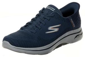 Skechers Men's Hands-Free Go Walk Sneakers, Navy/Orange
